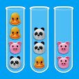 ボールソート：色分けパズル